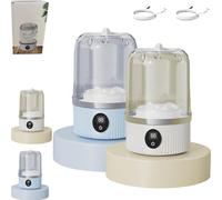 Smart Laundry Cup, Travel-Friendly Wireless Underwear Mini Washer, 1L/33.8 Fl Oz Capacity Portable Rechargeable Mini Washing Machine for Underwear, Small Laundry Machine Ideal for Home Travel (2pcs-b)