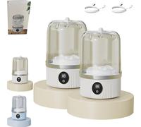 Smart Laundry Cup, Travel-Friendly Wireless Underwear Mini Washer, 1L/33.8 Fl Oz Capacity Portable Rechargeable Mini Washing Machine for Underwear, Small Laundry Machine Ideal for Home Travel (2pcs-c)