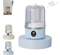 Smart Laundry Cup, Travel-Friendly Wireless Underwear Mini Washer, 1L/33.8 Fl Oz Capacity Portable Rechargeable Mini Washing Machine for Underwear, Small Laundry Machine Ideal for Home Travel (Blue)