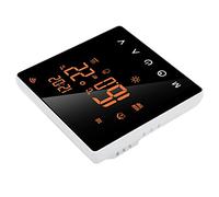 Smart LCD Thermostat for Floor Heating, WiFi Temperature Controller for AC230V, Ideal for Homes, Offices, ABS+Mystical/Fantasy Retardant PC (Orange back and white button 3A)