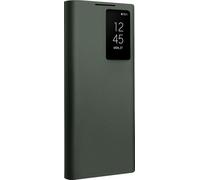 Smart Leather Cell-phone Case for Samsung Galaxy S22 Ultra. Automatic Sleep/Wake, Mobile Phone Cover, Intelligent Holster for Samsung S 22 Ultra -Green