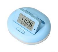 Smart LED Alarm Clock With Vibration, Dual Alarm Settings Tailored For Weekdays And Weekends, Snooze Feature And Countdown Timer For Students(blue)