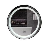 Smart LED Anti-Fog Bathroom Mirror with Dimmable Lights, Bluetooth, Time and Temperature Display for Makeup and Grooming