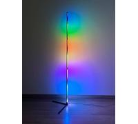 Smart LED Corner Floor lamp, app and Remote controlable, ambience Lighting, dimmeable Colour Changing, 16 Million Colours, Mood Lighting for Indoor Living Room, Bedroom Gaming Room.