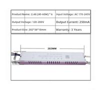 Smart LED Driver, 25-60W Power Transformer with 2.4G APP Control Stepless Dimming 220mA Output for Home Lighting Automation