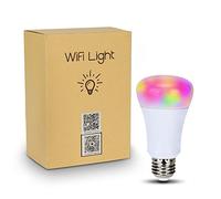 Smart LED WiFi E27 Light Bulb,Works Amazon Alexa, Colour-changeable Light, No Hub Required, Tuya APP ( Android /OS ),6W Dimmable Multicolored Color Changing Party Lights Bulb