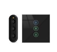 Smart Life Roller Shutter Blinds Black Switch and Remote Percentage Control Timer Work with Assistant