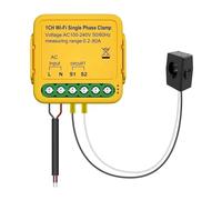 Smart Life WiFi Energy Meter Current Sensor Statistician for Electrical Lighting Solar KWH Monitor 100-240V Easy to Use and Safe(1Gang 80A)