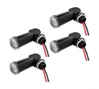 Smart Light Control Switch LED Incandescent Compatible Black(4pcs) | Polycarbonate shell, IP65 waterproof rating, wet resistance, long lifespan, withstands harsh elements