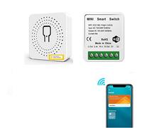 Smart Light Switch 2 Way 16A WiFi Switch Works with Apple HomeKit/Alexa/Google Home, APP Remote/Voice Control and Timer Function, WiFi Relay for Most Appliances, No Hub Required 2 Pack