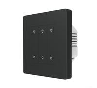 Smart Lighting Dimmer Switch Compatible with For Zigbee 3 0 Protocol, 13 Gang Control, APP Operated with Scheduling and Power Outage Memory Functions (grey 3 Gang)