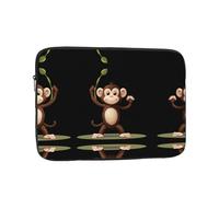 Smart Little Monkey Printed 12 inch Laptop Case, Business/Office Commuter Laptop Case