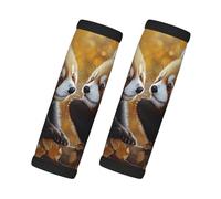 Smart Little Panda Print Cute 2-Pack Luggage Handle Wrap, Luggage Straps for Suitcases Bags and More