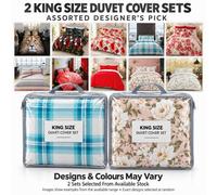 Smart Living 2 Pack Printed Duvet Cover Sets - Assorted Designer Collection
