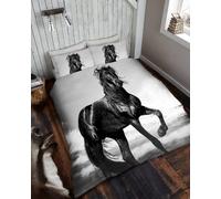 Smart Living 3D Effect Animal Polycotton Printed Duvet Cover Set in Grey | Size: King Smart Living Grey King