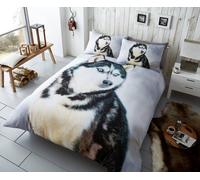 Smart Living 3D Duvet Cover and Pillowcase Set - Husky - King (220cm x 235cm)