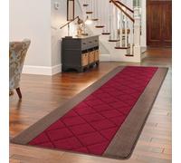 Smart Living Carmela Heavy Duty Machine Washable Hallway Kitchen Non Slip Door Mat - 50Cm X 80Cm - Brown Red