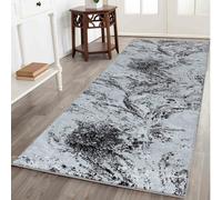 Smart Living Carved Rug Serenity 268 - Black - 60cm x 220cm (2ft x 7.2ft)