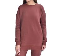 Smart Living Comfortable Casual Polycotton Crew Neck Sweatshirt In Chocolate Chocolate M