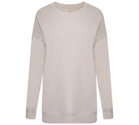 Smart Living Comfortable Casual Polycotton Crew Neck Sweatshirt In Stone Stone