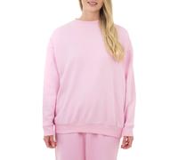 Smart Living Cozy Oversized Sweatshirt Pullover Jumper Crewneck Top In Pink Pink M