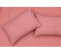 Smart Living Elegant 100% Cotton Housewife Pillowcases - Soft, Durable, & Breathable in Rose | Size: Standard Pillow Case Smart Living Rose Standard Pillow Case