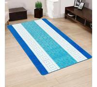 Smart Living Gel Back Heavy Duty Machine Washable Hallway Kitchen Non Slip Door Mat - 80Cm X 150Cm - Blue
