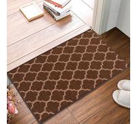 Smart Living Heavy Duty Machine Washable Runner For Hallway, Kitchen Non Slip Floor Mats, Door Mat 40Cm X 60Cm - Brown Beige