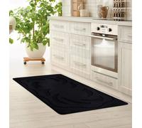 Smart Living Heavy Duty Machine Washable Runner For Hallway, Kitchen Non Slip Floor Mats, Door Mat 50Cm X 80Cm - Black