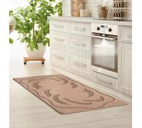 Smart Living Heavy Duty Machine Washable Runner For Hallway, Kitchen Non Slip Floor Mats, Door Mat 50Cm X 80Cm - Beige