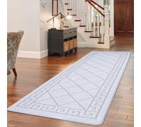 Smart Living Heavy Duty Machine Washable Runner For Hallway, Kitchen Non Slip Floor Mats, Door Mat 60Cm X 110Cm - Silver