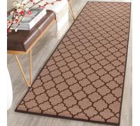 Smart Living Heavy Duty Machine Washable Runner For Hallway, Kitchen Non Slip Floor Mats, Door Mat 67Cm X 220Cm - Beige Brown