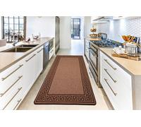 Smart Living Heavy Duty Machine Washable Runner For Hallway, Kitchen Non Slip Floor Mats, Door Mat 67Cm X 220Cm - Beige Brown