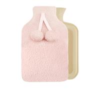 Smart Living Hot Water Bottle - Teddy - Blush Pink