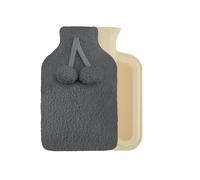 Smart Living Hot Water Bottle - Teddy - Charcoal