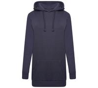 Smart Living Ladies Longline Crewneck Sweatshirt - Navy - XL