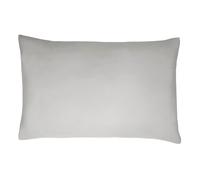 Smart Living Luxurious 300 Thread Count Anti-Allergy 100% Cotton Sateen Pillowcases in Silver | Size: Standard Pillow Case Smart Living Silver Standard Pillow Case