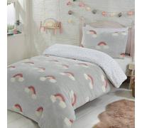 Smart Living Luxurious Glow in the Dark Fleece Duvet Cover with Pillowcases | Size: Double Smart Living Multicolor Double