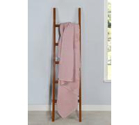 Smart Living Luxurious Zig-Zag Polyester Bedspread - Soft, Stylish, & Durable in Dusty Pink | Size: Double Smart Living Dusty Pink Double