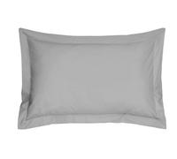 Smart Living Luxury 100% Egyptian Cotton Oxford Pillowcase Pair - Silver