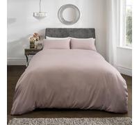 Sleepdown Gem Embellished Sateen Blush Pink Soft Comfortable Duvet Cover with Pillowcase Single Size (135cm x 200cm)