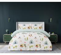 Smart Living Luxury Soft Reversible Camping Retreat Complete Bedding Set in Green | Size: Double Smart Living Green Double
