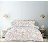 Luxury Soft Reversible Pastel Waves Duvet Cover & Pillowcases Smart Living Multi Single