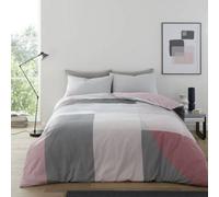 Smart Living Luxury Super Soft Abstract Blocked Printed Duvet & Pillowcases