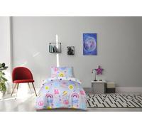 Smart Living Luxury Super Soft Reversible Fun Graffiti Duvet Set & Pillowcases | Size: Single Smart Living Multicolor Single