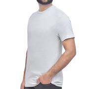 Smart Living Men's Mens 100% Cotton Crew Neck Short Sleeve T-Shirt Casual Plain Tee in Grey | Size: Small Smart Living Grey S