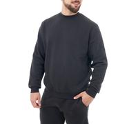 Smart Living Men's Mens Classic Crew Neck Sweatshirt Long Sleeve Casual Pullover Jumper in Black | Size: XS Smart Living Black XS