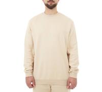 Smart Living Men's Mens Classic Crew Neck Sweatshirt Long Sleeve Casual Pullover Jumper in Stone | Size: Large Smart Living Stone L