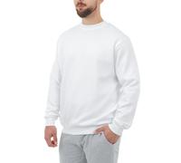 Smart Living Men's Polycotton Crewneck Sweatshirt - Comfortable & Versatile in White | Size: Small Smart Living White S