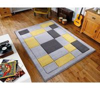 Smart Living Modern Hand Carved Multicolour Soft Thick Area Rug - Havana in Grey | Size: 60 cm x 110 cm Smart Living Grey 60 cm x 110 cm